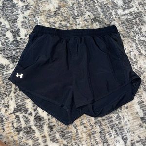 Under Armor Running Shorts Black Size Medium
